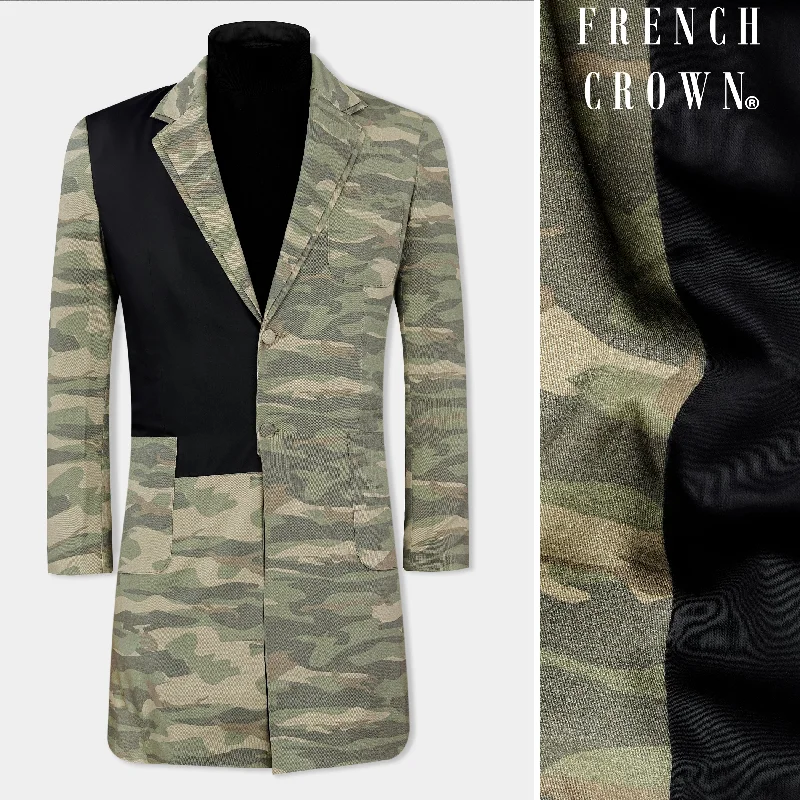 Best deals on men’s clothing – Sale ends soon, shop today! Sage Green with Sandrift Brown Camouflage and Black Premium Cotton Designer Trench Coat Best deals on men’s clothing – Sale ends soon, shop today! Sage Green with Sandrift Brown Camouflage and Black Premium Cotton Designer Trench Coat