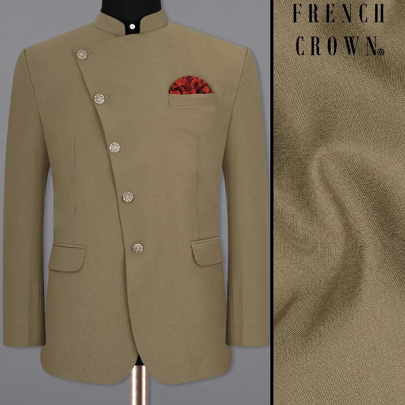 Shop our exclusive men’s fashion deals – limited time only! Shadow Brown Cross Placket Bandhgala Blazer Shop our exclusive men’s fashion deals – limited time only! Shadow Brown Cross Placket Bandhgala Blazer