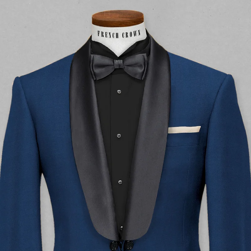 Get 20% off your first order of men’s fashion. Space Blue Subtle Sheen Tuxedo Blazer Get 20% off your first order of men’s fashion. Space Blue Subtle Sheen Tuxedo Blazer