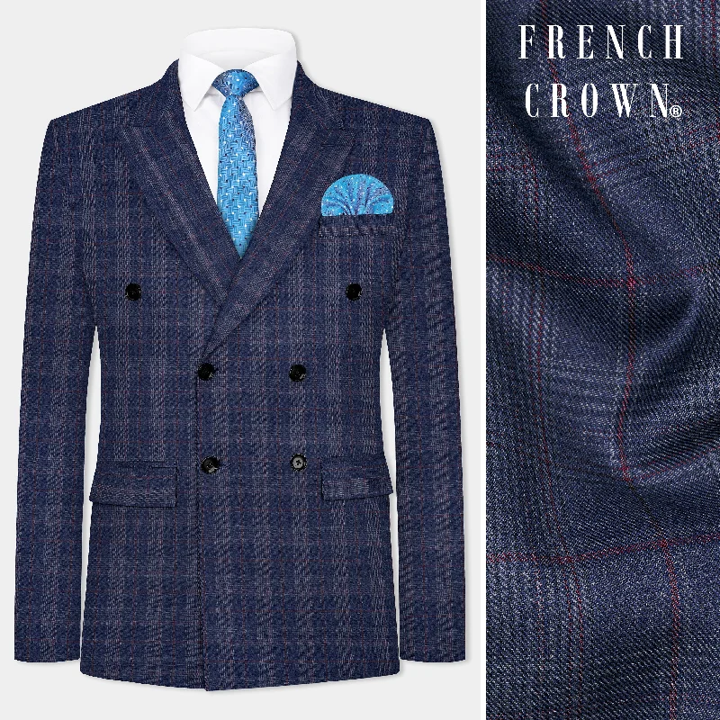Get the latest trends in men’s clothing – huge savings inside. Tuna Blue Checkered Wool Blend Double Breasted Blazer Get the latest trends in men’s clothing – huge savings inside. Tuna Blue Checkered Wool Blend Double Breasted Blazer