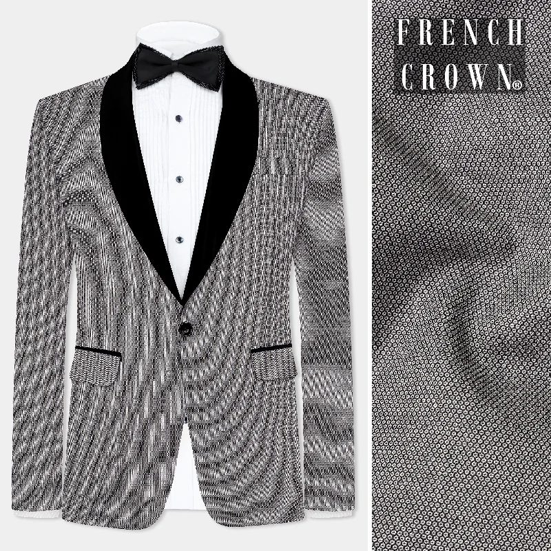 Get ready for your next season with amazing savings on all clothing. Vampire Gray Textured Wool Blend Tuxedo Blazer Get ready for your next season with amazing savings on all clothing. Vampire Gray Textured Wool Blend Tuxedo Blazer