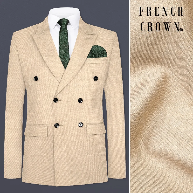 End-of-season clothing sale – Shop now for big savings! Vanilla Cream Wool Blend Double Breasted Blazer End-of-season clothing sale – Shop now for big savings! Vanilla Cream Wool Blend Double Breasted Blazer