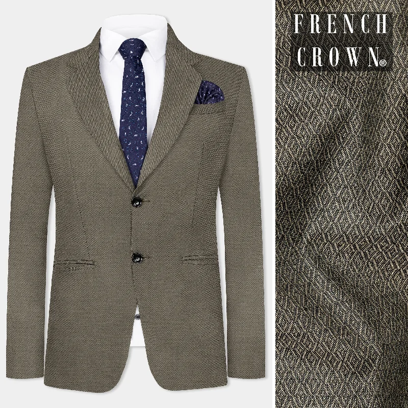 Get ready for the season with exclusive savings on trendy clothes. Wenge Brown Dobby Textured wool blend Blazer Get ready for the season with exclusive savings on trendy clothes. Wenge Brown Dobby Textured wool blend Blazer