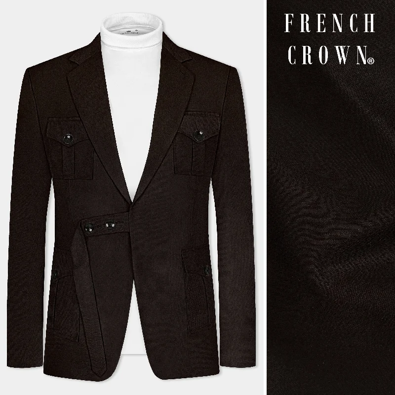 Discover new arrivals in clothing – Affordable styles for every occasion. Woodsmoke Brown Solid Premium Cotton Designer Blazer Discover new arrivals in clothing – Affordable styles for every occasion. Woodsmoke Brown Solid Premium Cotton Designer Blazer