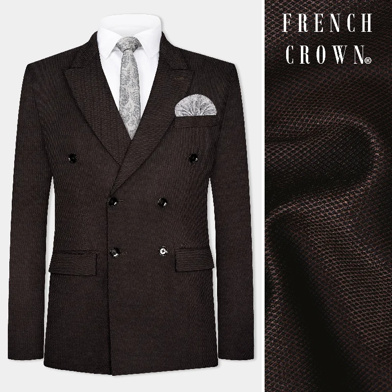 Shop trendy clothing at amazing prices – exclusive deals! Zeus Brown Dobby Textured Wool Blend Double Breasted Blazer Shop trendy clothing at amazing prices – exclusive deals! Zeus Brown Dobby Textured Wool Blend Double Breasted Blazer