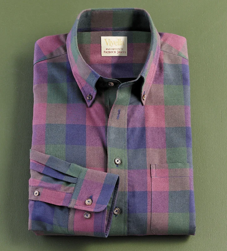 Seasonal clearance – Save on all clothing essentials this weekend.  Viyella Green Check Shirt