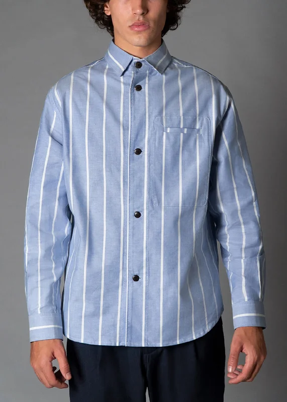 Shop now for the latest fashion trends and enjoy special promotions!  Wide Oxford Stripe Rlx Fit