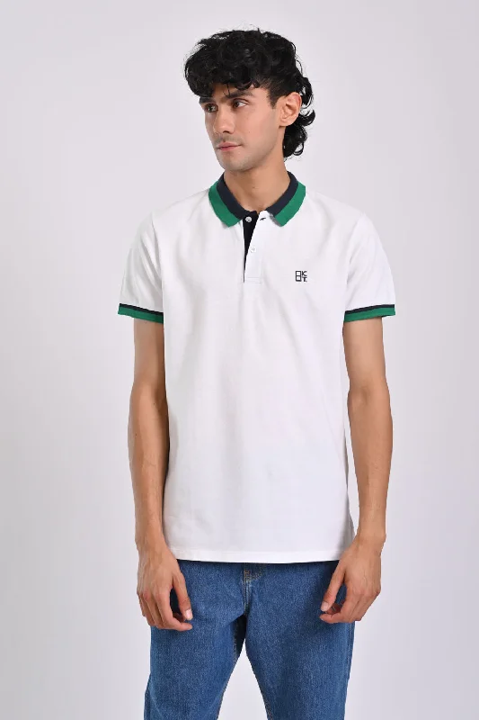 Shop now and save up to 40% on men’s wardrobe essentials.  TIPPING COLLAR PIQUE POLO