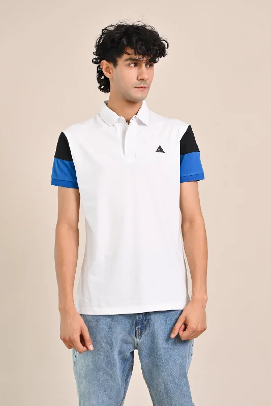 Exclusive discounts on all types of clothing – Shop now!  CONTRAST SLEEVE POLO