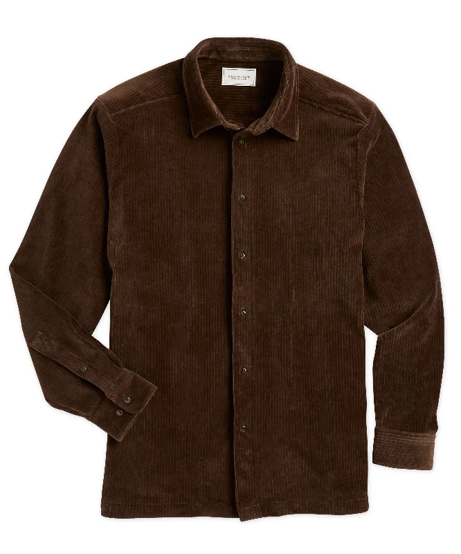 Upgrade your wardrobe with stylish men's apparel – now on sale!  Stretch Cord Overshirt