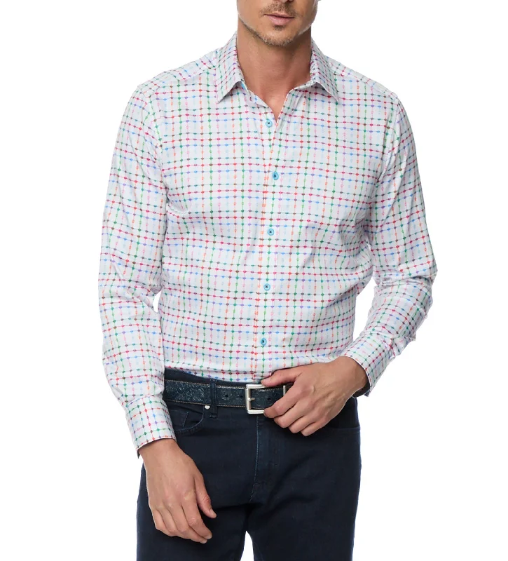 End-of-season clothing sale – Shop now for big savings!  Robert Graham Ashbrook Long Sleeve Woven Sport Shirt