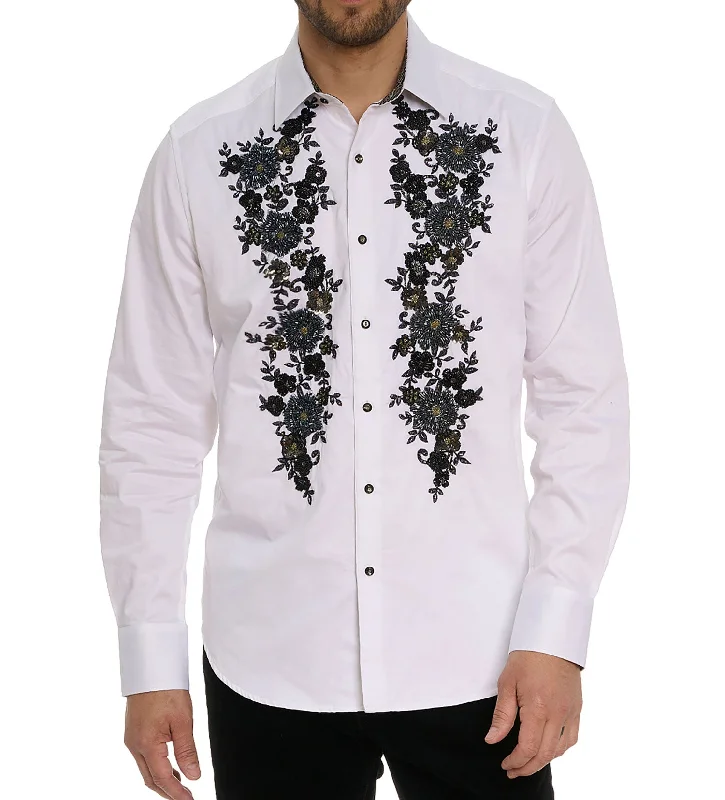 Limited-time promo – up to 70% off on men's essentials.  Robert Graham The Deco Dave Limited Edition Woven Sport Shirt