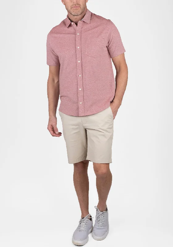 Canyon Red Birdseye Pique