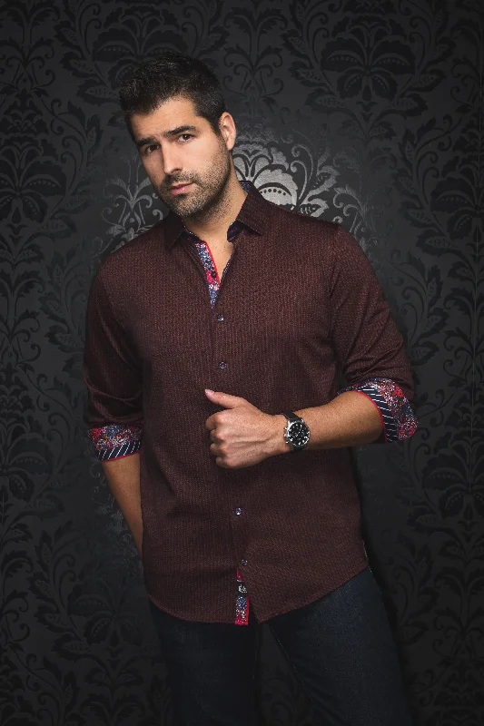 New season, new deals – shop men's clothing now! Au Noir Stretch Shirt | Bernado Rust New season, new deals – shop men's clothing now! Au Noir Stretch Shirt | Bernado Rust
