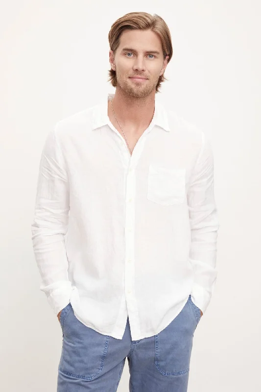 Upgrade your look with stylish, affordable men’s clothing. BENTON LINEN BUTTON-UP SHIRT Upgrade your look with stylish, affordable men’s clothing. BENTON LINEN BUTTON-UP SHIRT