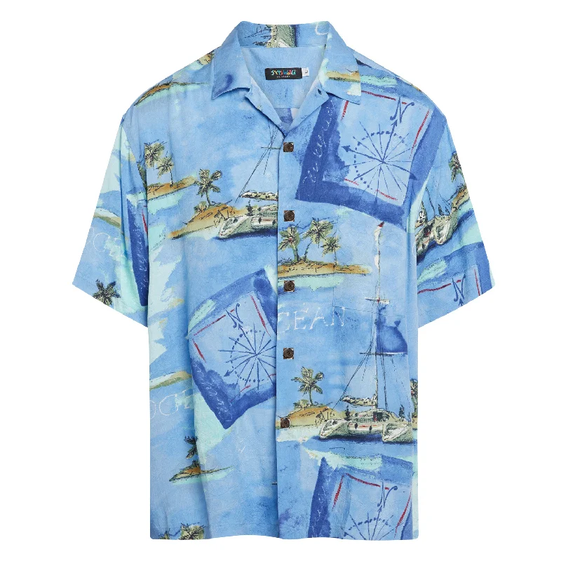 Exclusive offers on men’s wardrobe essentials – save more now!  Big Men's Retro Shirt - Catamaran