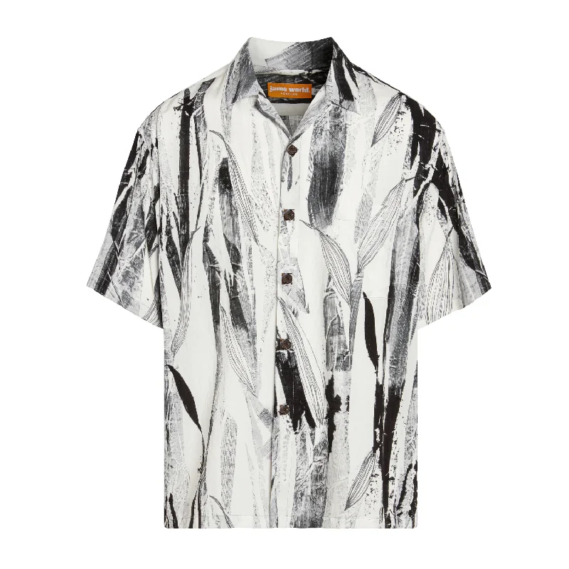 Get stylish outfits for every occasion – Shop now and save!  Big Men's Retro Shirt - Lucky Bamboo Black