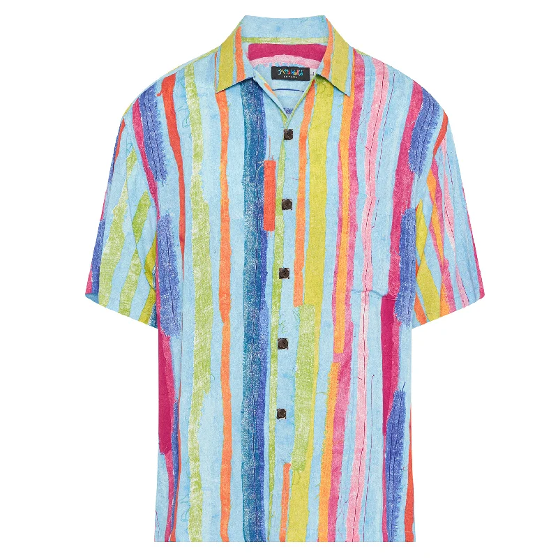 Exclusive online offer: Save 30% on all men's clothing.  Big Men's Retro Shirt - Medley
