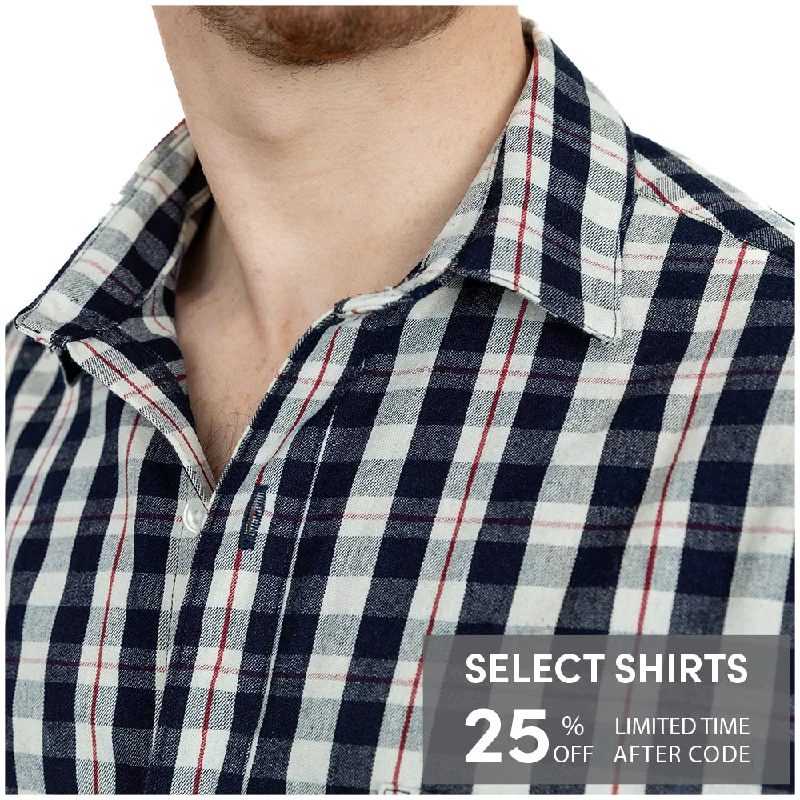 Time to upgrade your wardrobe – shop men’s fashion on sale. BIRMINGHAM Long Sleeve Shirt in Blue White Check Time to upgrade your wardrobe – shop men’s fashion on sale. BIRMINGHAM Long Sleeve Shirt in Blue White Check