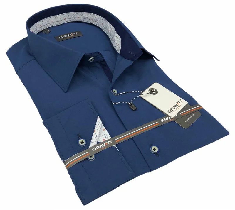 Shop the best fashion at unbeatable prices – Limited time only.  ROCCO BLUE LONG SLEEVE SPORT SHIRT