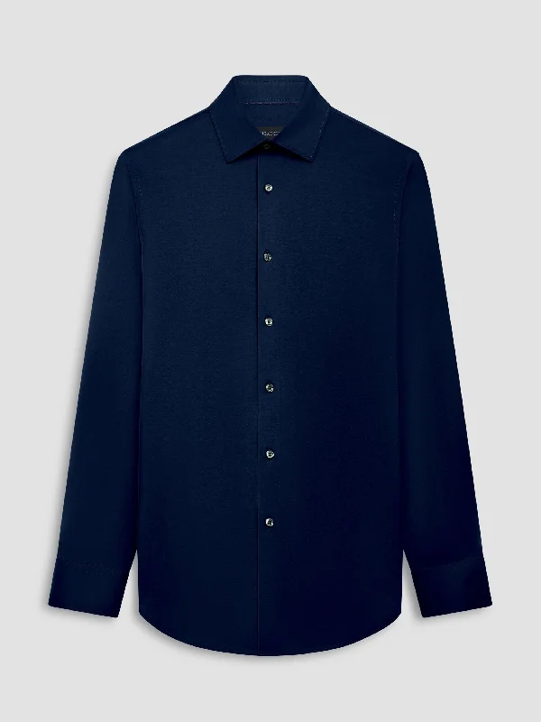  – Shop stylish items today!  Bugatchi Ooohcotton Solid Sport Shirt - Navy