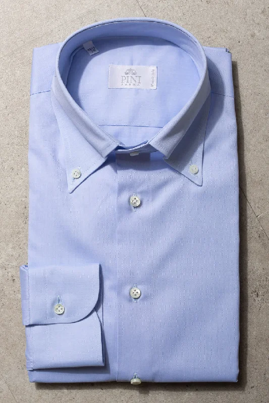 Get 25% off select men’s clothing when you shop online!  Button down light blue shirt ”Sartoriale collection” - Made In Italy
