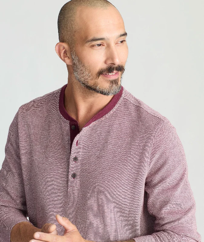 Shop affordable clothing for every season – Big savings this weekend only!  Cotton Pique Henley