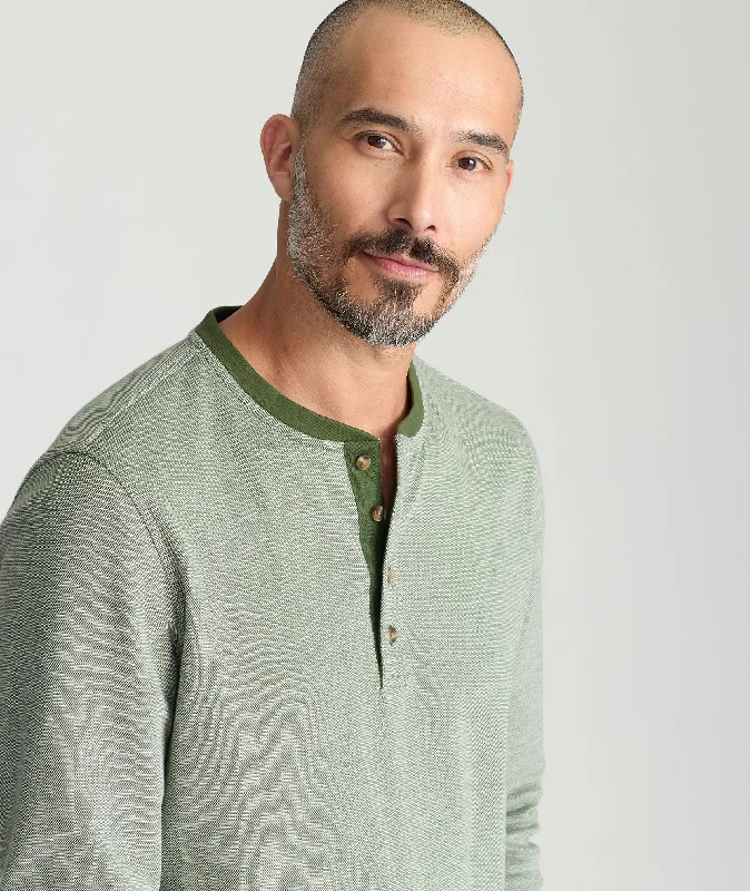 Flash sale alert! Shop fashion-forward clothing at discounted prices.  Cotton Pique Henley