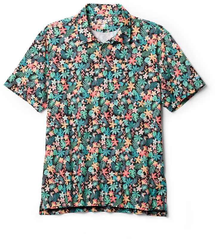 Don’t miss out on men’s fashion sales – shop today and save big!  Chubbies The Bloomerang Performance Polo Shirt - Black