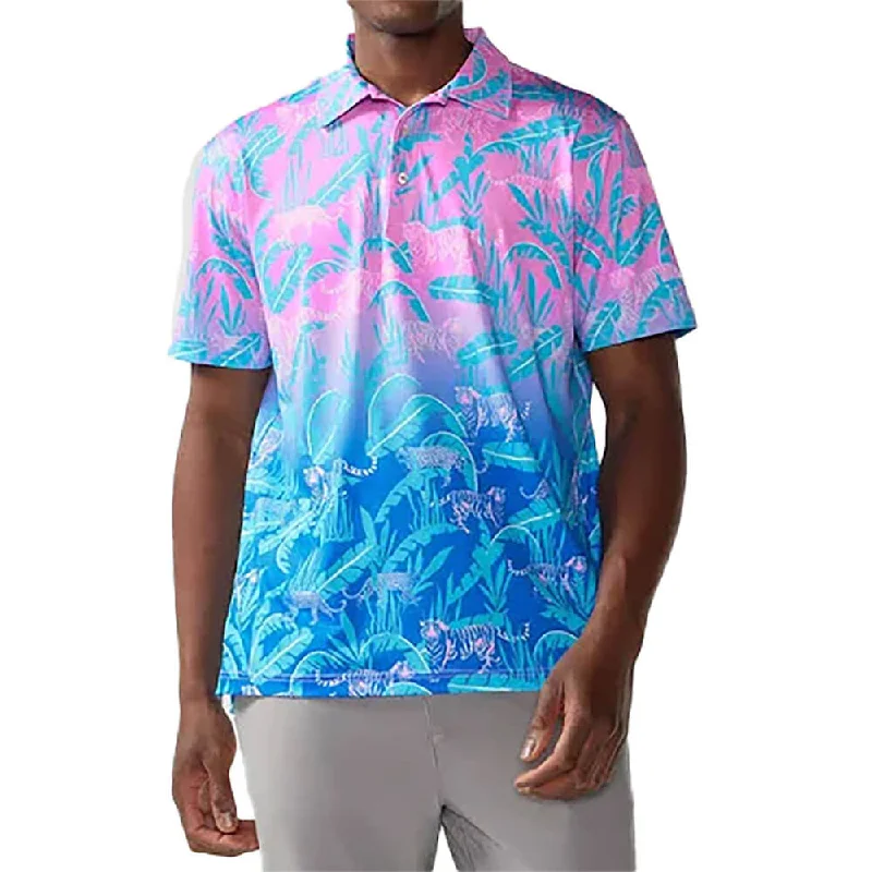 Flash deals on men’s  clothing – Grab yours today!  Chubbies The Hydrofoil Performance Polo Shirt - Bright Pink