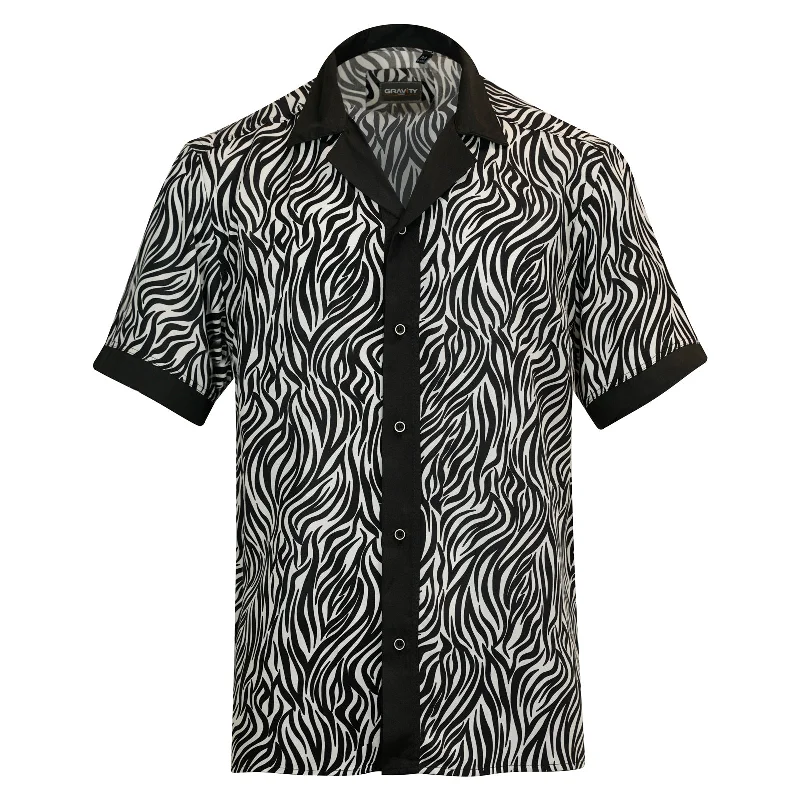 Limited-time promo – up to 70% off on men's essentials.  CLASSIC ZEBRA SHORT SLEEVE SHIRT
