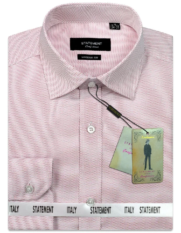 Shop the best fashion at unbeatable prices – Limited time only.  MODERN FIT RED PIN DOT DRESS SHIRT