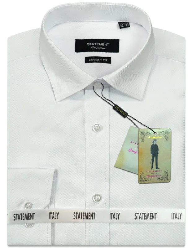 Exclusive discounts on all types of clothing – Shop now!  MODERN FIT WHITE PIN DOT DRESS SHIRT