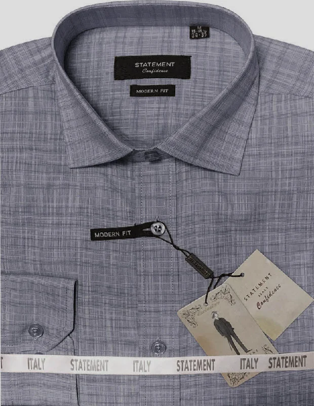 Limited-time offer – Shop top-rated clothing with massive discounts!  MODERN FIT CHARCOAL DRESS SHIRT SELF TEXTURED