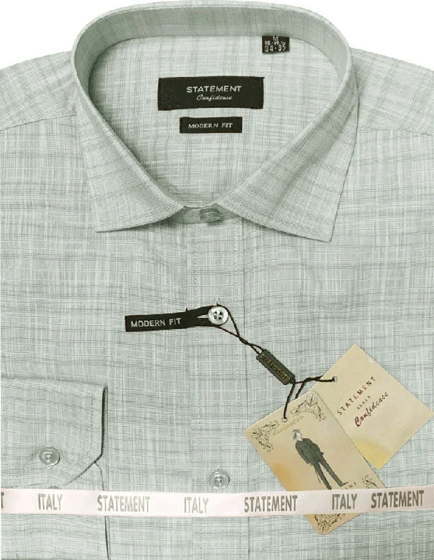 Best deals on men’s clothing – Sale ends soon, shop today!  MODERN FIT GREEN DRESS SHIRT SELF TEXTURED