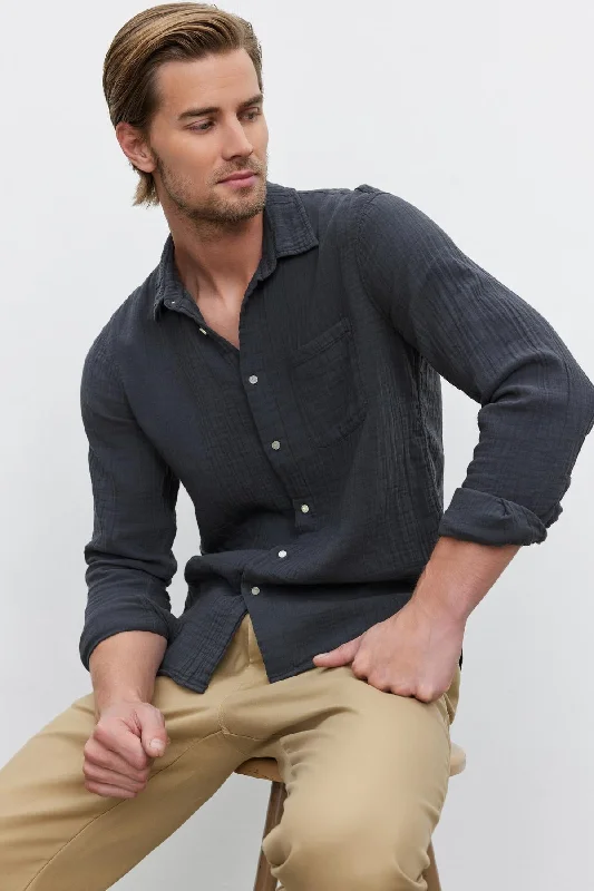 Bundle and save: Shop men’s fashion and enjoy exclusive discounts. ELTON COTTON GAUZE BUTTON-UP SHIRT Bundle and save: Shop men’s fashion and enjoy exclusive discounts. ELTON COTTON GAUZE BUTTON-UP SHIRT