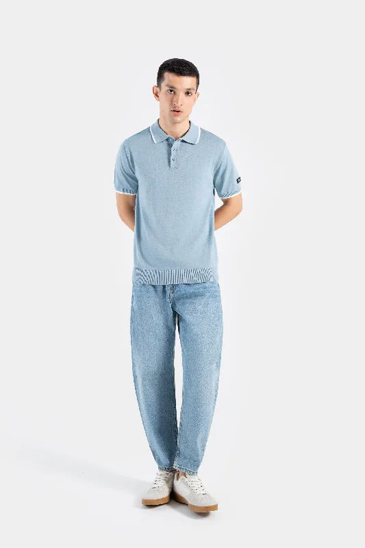Shop the latest men's clothing trends at a fraction of the price.  Knitted Polo Shirt