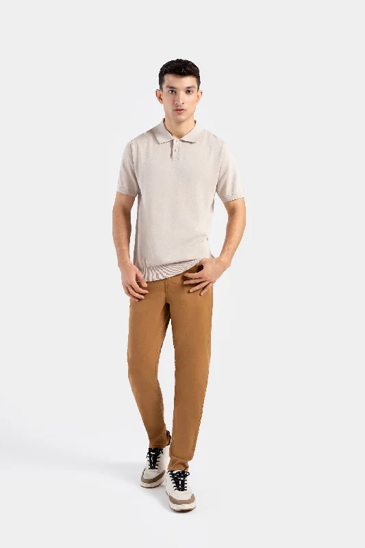 Shop the latest clothing deals – Huge discounts on fashion essentials!  Premium Basic Knitted Polo Shirt