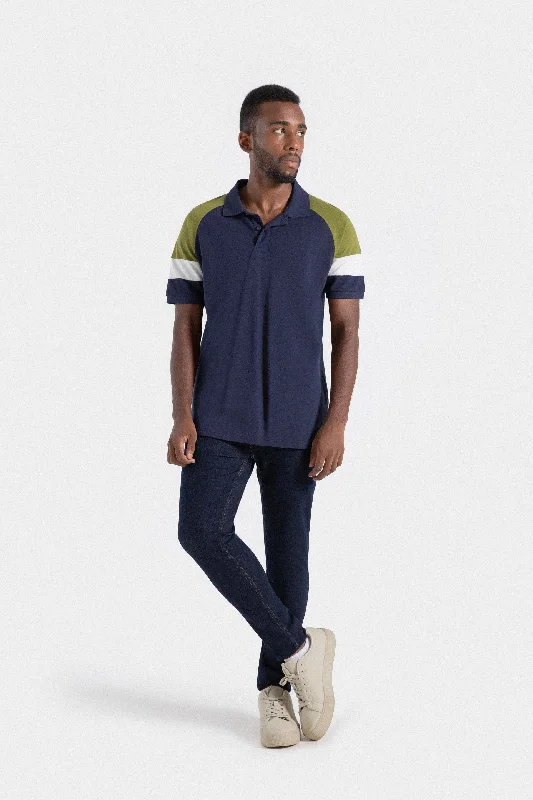 Limited-time sale: Save on all your favorite clothing items.  Contrast Raglan Sleeve Polo Shirt