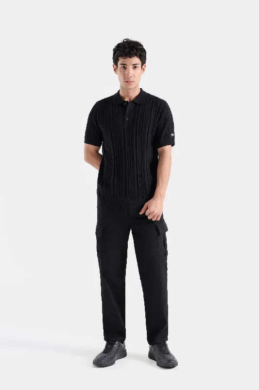 Exclusive offers on the latest clothing styles for men .  Jacquard Knitted Striped Polo