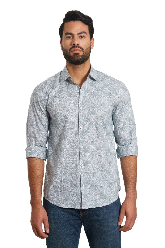 Time to upgrade your wardrobe – shop men’s fashion on sale.  Green Leaves Long Sleeve Shirt Tp-7131
