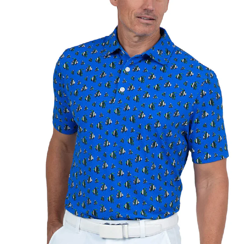 Shop new arrivals in clothing and save – IBKUL Mens Angel Fish Polo Shirt - Green/Royal/Black Shop new arrivals in clothing and save – IBKUL Mens Angel Fish Polo Shirt - Green/Royal/Black