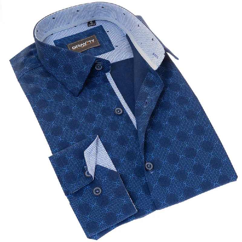 Seasonal discounts on stylish clothes – Perfect for any occasion!  INCOGNITO BLUE SPORT SHIRT