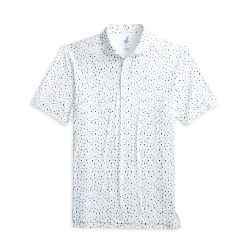 Exclusive online offer: Save 30% on all men's clothing. Johnnie-O Gone Skiing Featherweight Polo Shirt - White Exclusive online offer: Save 30% on all men's clothing. Johnnie-O Gone Skiing Featherweight Polo Shirt - White