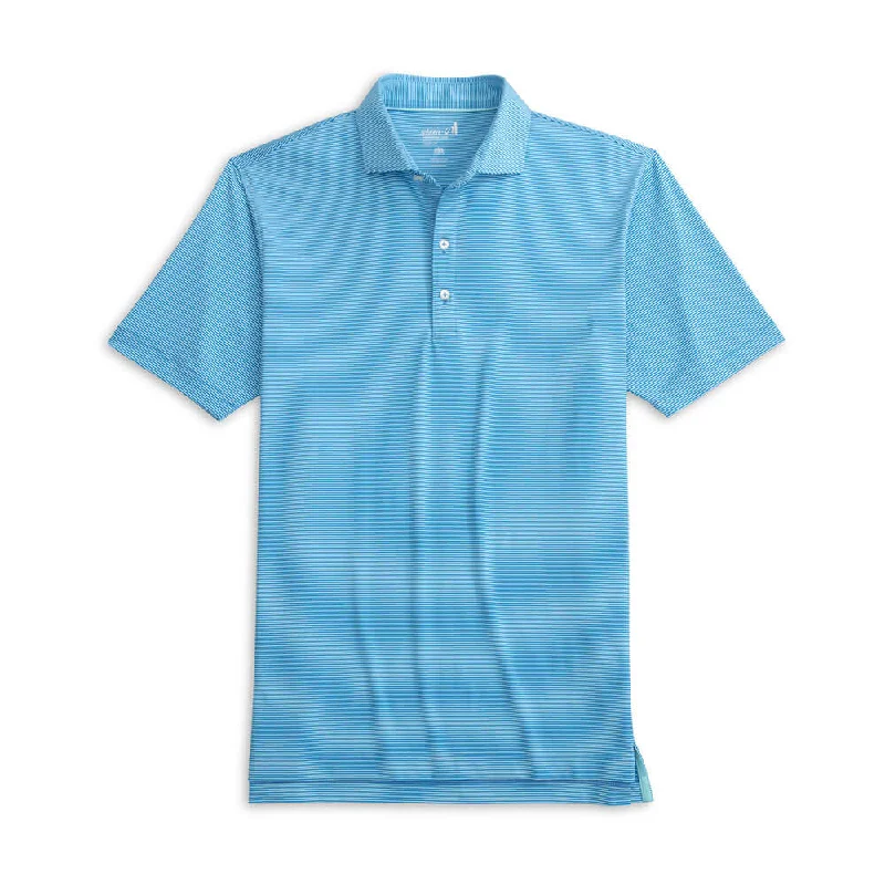 Flash sale: Save big on men's clothing this weekend! Johnnie-O Lyndon Prep-Formance Pinestripe Polo Shirt - Riviera Flash sale: Save big on men's clothing this weekend! Johnnie-O Lyndon Prep-Formance Pinestripe Polo Shirt - Riviera