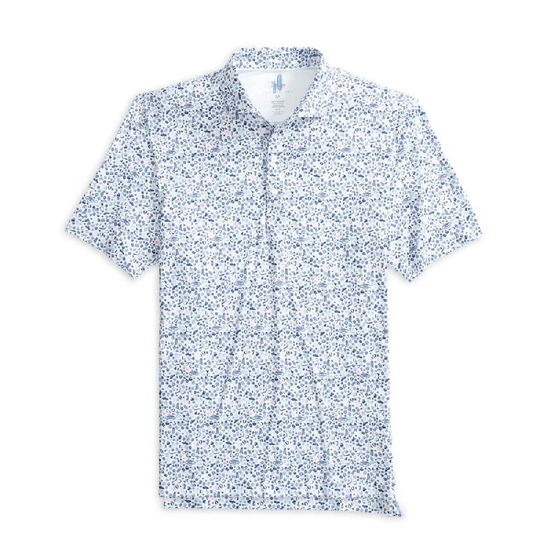 Get 25% off select men’s clothing when you shop online!  Johnnie-O Viva Las J-O Featherweight Polo Shirt - Lake