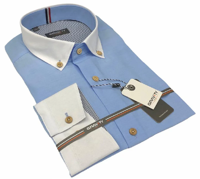 Save up to 60% on new arrivals in clothing – Shop now!  BRENTON LIGHT BLUE LONG SLEEVE SPORT SHIRT