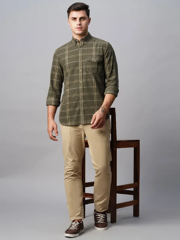 Shop the latest seasonal clothing sale – Big savings on stylish outfits. Men's Green Cotton Regular Fit Checked Shirt Shop the latest seasonal clothing sale – Big savings on stylish outfits. Men's Green Cotton Regular Fit Checked Shirt
