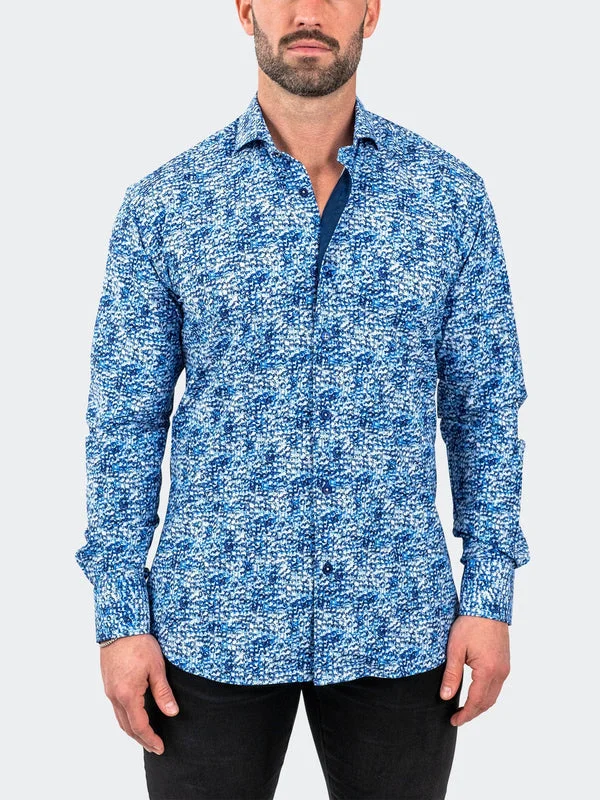 Shop our exclusive men’s fashion deals – limited time only!  Maceoo Shirt | Einstein StretchIceCubes Blue