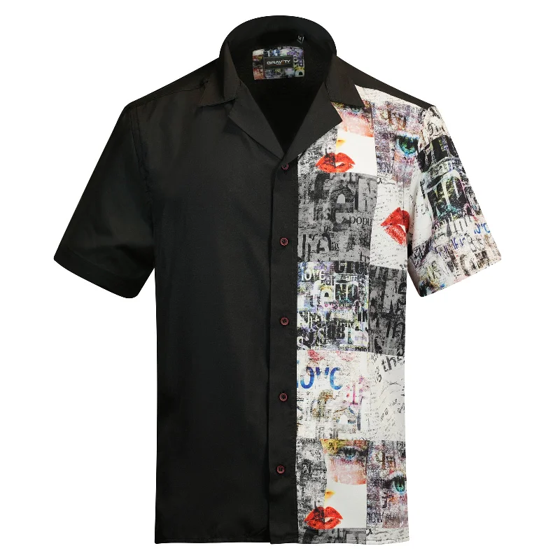 Don’t wait – Shop now for limited-time discounts on trendy clothing.  NEWSPAPER NOIR SHORT SLEEVE SHIRT